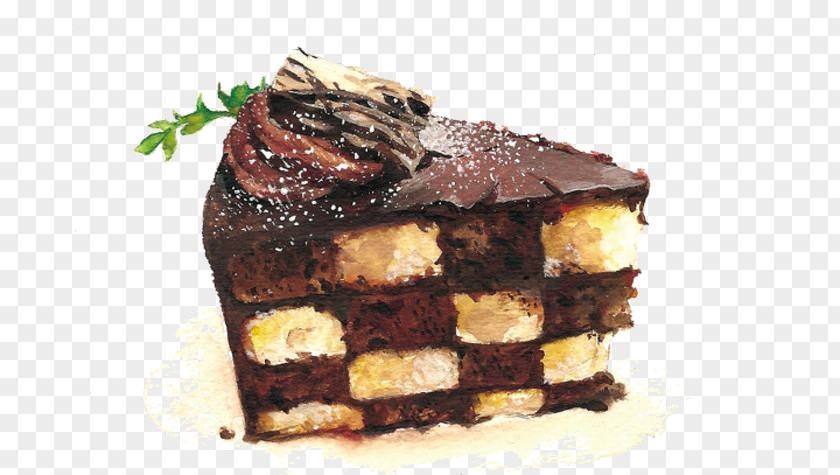 Chocolate Cake Torte Cream PNG