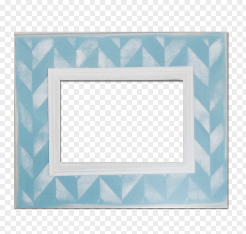 Morrocan Picture Frames Rectangle Turquoise Pattern PNG