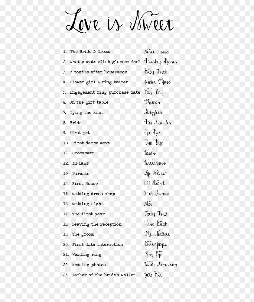 Bride Bachelorette Party Bee Hymn Document PNG