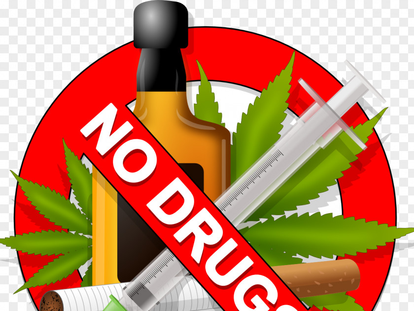 Cannabis Drug Test Just Say No Substance Abuse Clip Art PNG
