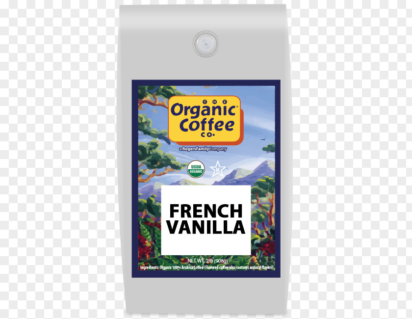 French Vanilla Organic Coffee Espresso Decaffeination Bean PNG