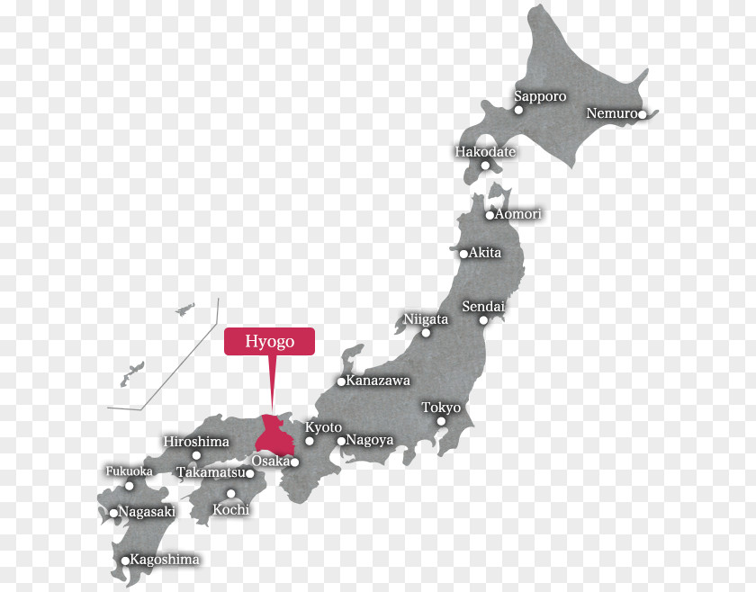 Japan Prefectures Of Map Geography PNG