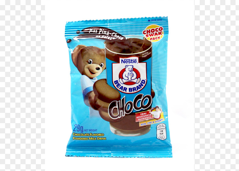 Milk Chocolate Nestlé Bear Brand Powdered PNG