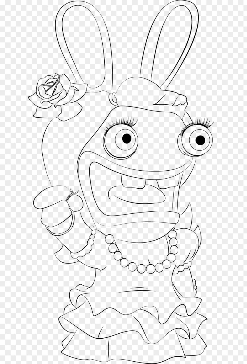 Rabbit Hare Line Art Sketch PNG