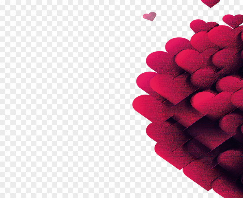 Red Heart Desktop Wallpaper Valentine's Day PNG