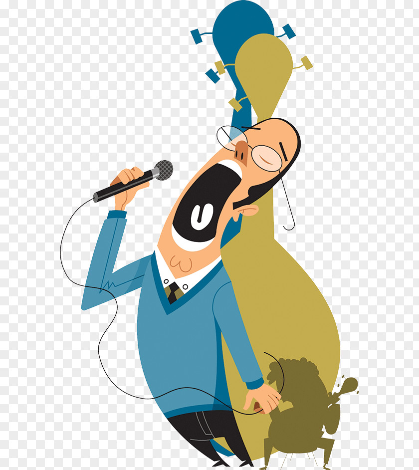 Singing Stock Illustration Clip Art Drawing PNG