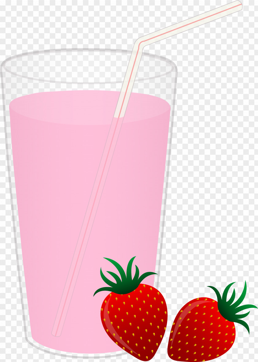 Pictures Of Cartoon Strawberries Ice Cream Milkshake Strawberry Clip Art PNG