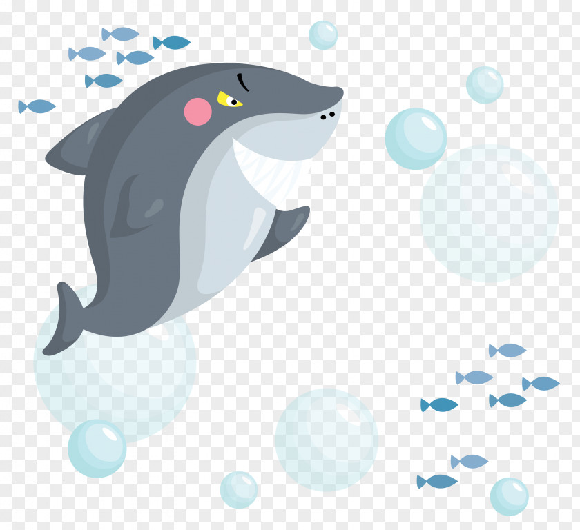 Vector Shark Predator Material Cartoon Illustration PNG