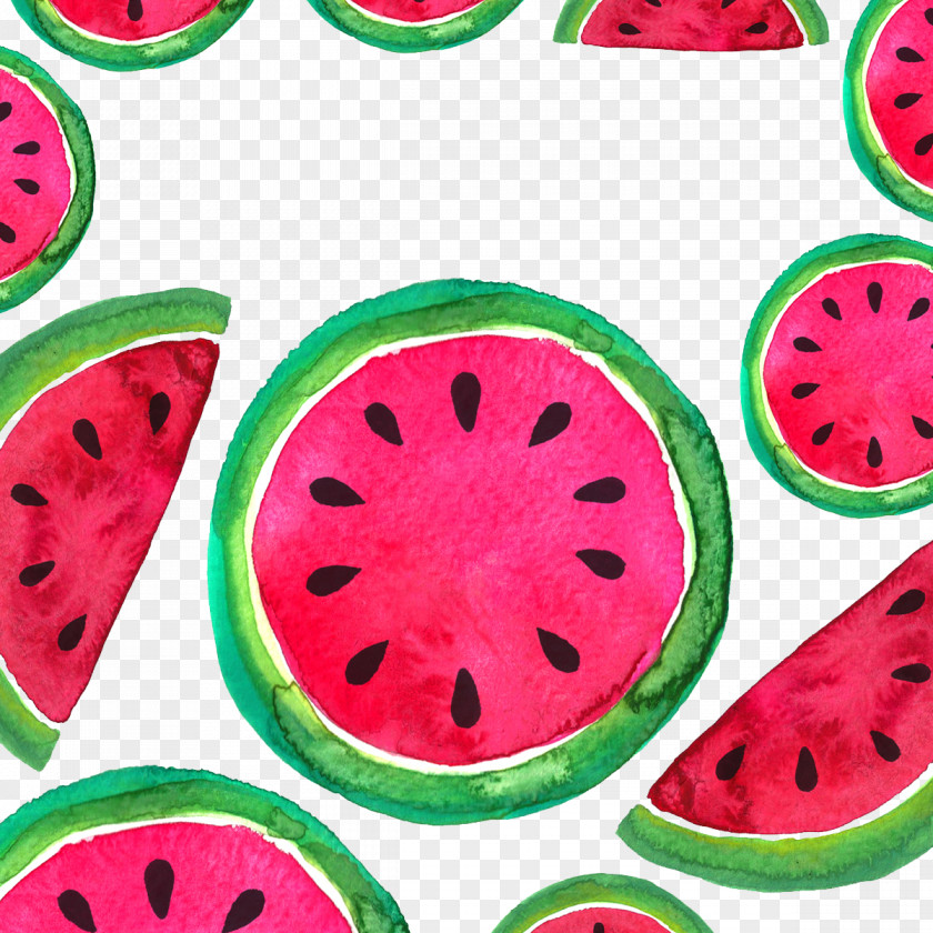 Watermelon Background Pattern Citrullus Lanatus Fruit PNG
