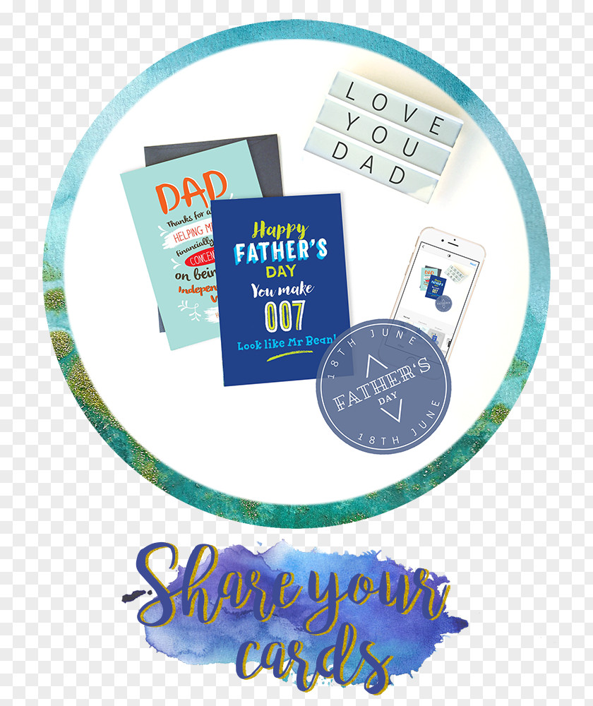 Father's Day Creative Brand Font PNG