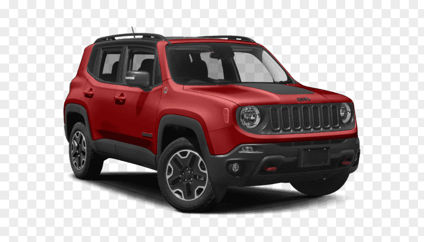 Jeep 2018 Renegade Trailhawk SUV Dodge Chrysler Sport Utility Vehicle PNG