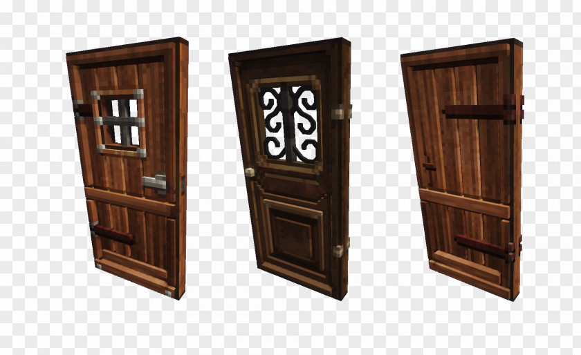 Minecraft Furniture Door Wood Stain PNG