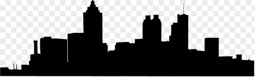 CITY Atlanta Skyline Silhouette Clip Art PNG
