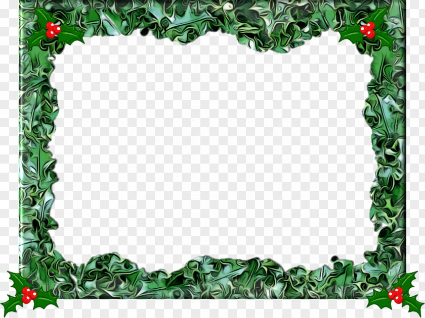 Garland Frame Christmas Framing PNG