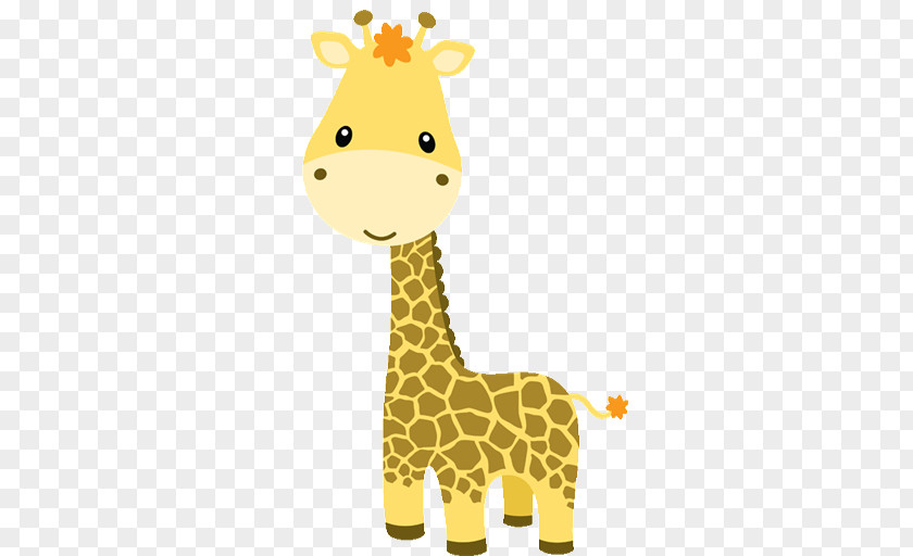 Giraffe Solo Cliparts Baby Jungle Animals Zoo Clip Art PNG