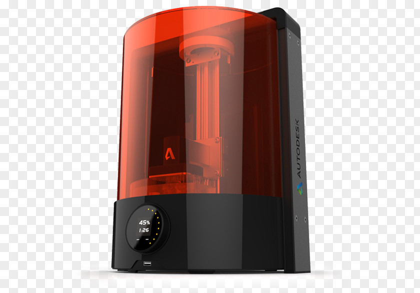 Impression 3D Printing Autodesk Stereolithography Printer PNG