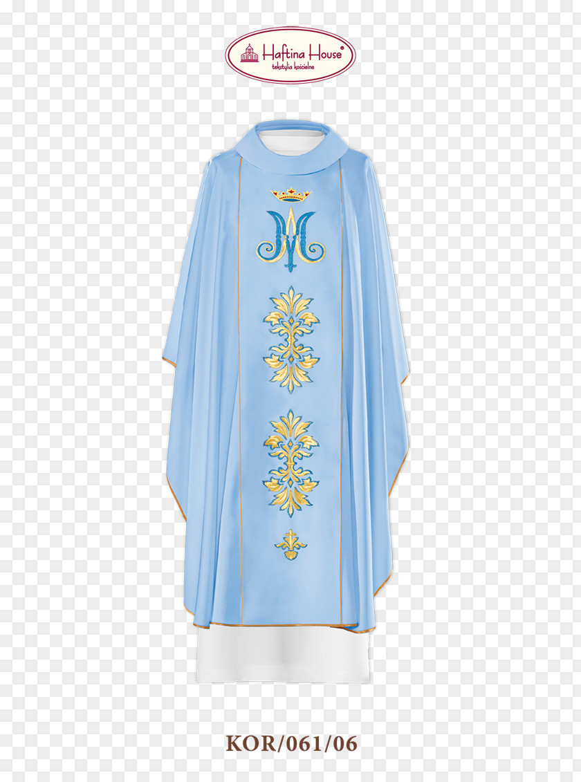 Kielich Blue Chasuble Vestment Liturgy Liturgical Colours PNG