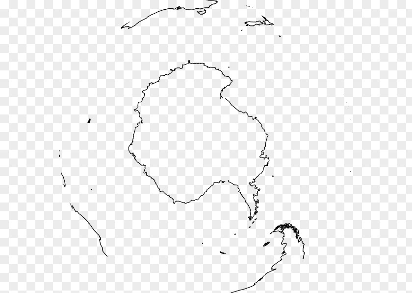 Map Antarctica Clip Art PNG