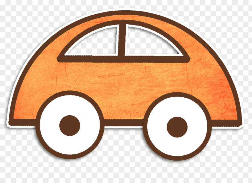 Orange Car Clip Art PNG