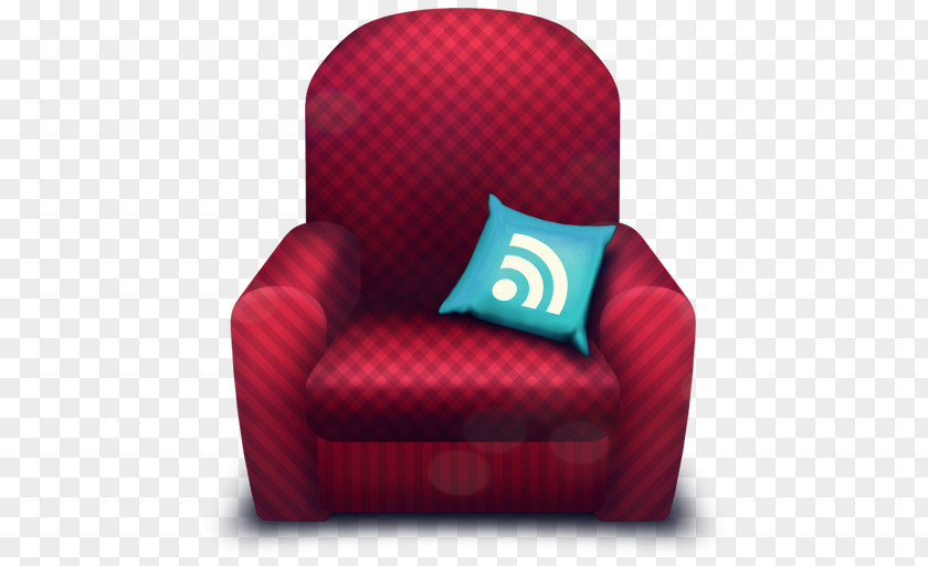 Red Sofa Couch Chair PNG