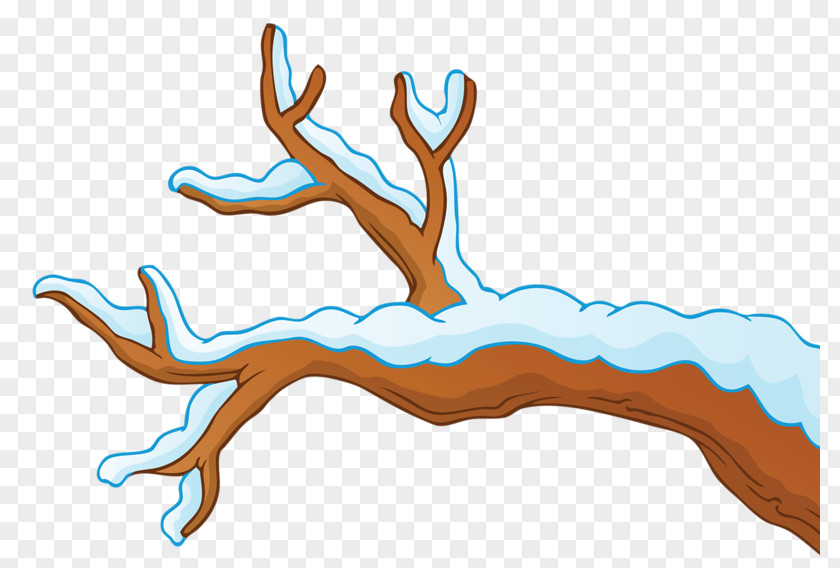 Winter Tree Branches Snow Royalty-free Clip Art PNG