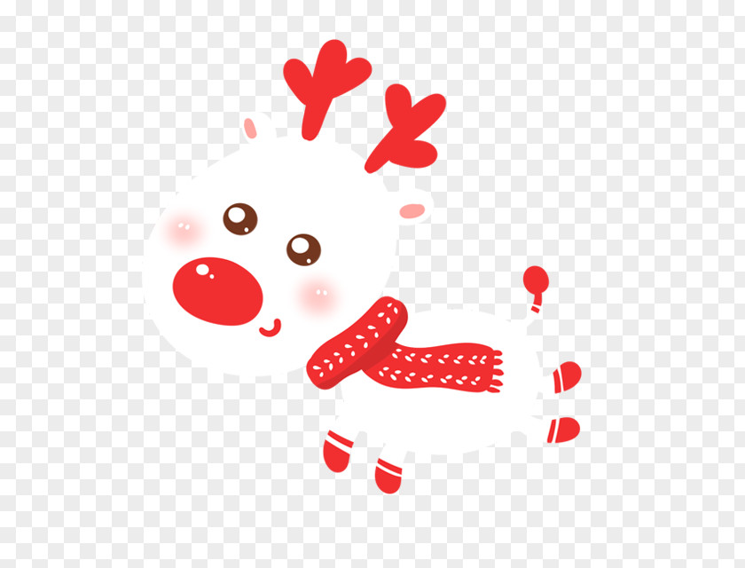 Christmas Elk Tag Santa Claus Reindeer Clip Art PNG