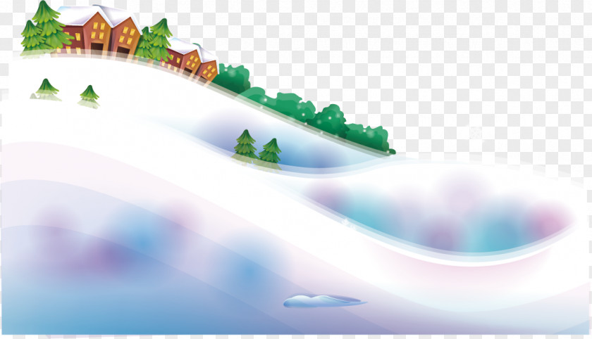Cold Winter Snow Daxue PNG