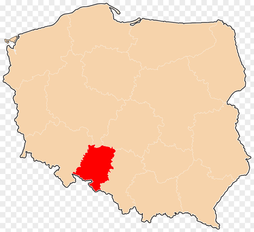 Map Strzelce, Opole Voivodeship Podział Administracyjny Województwa Opolskiego Administrative Divisions Of Poland PNG