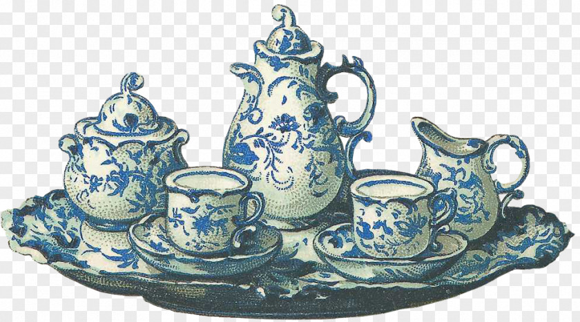 Tea Set Teaware Clip Art PNG