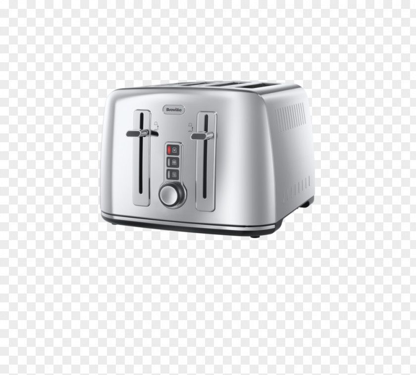 To Toast Bread Breville Curve 4-Slice Toaster 1650 W Impressions 4 Slice Kitchen PNG