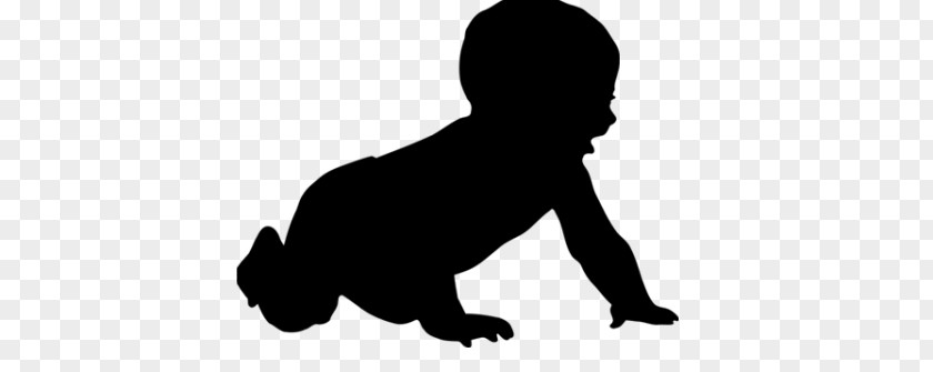 Audience Silhouette Clip Art Infant Crawling Child PNG