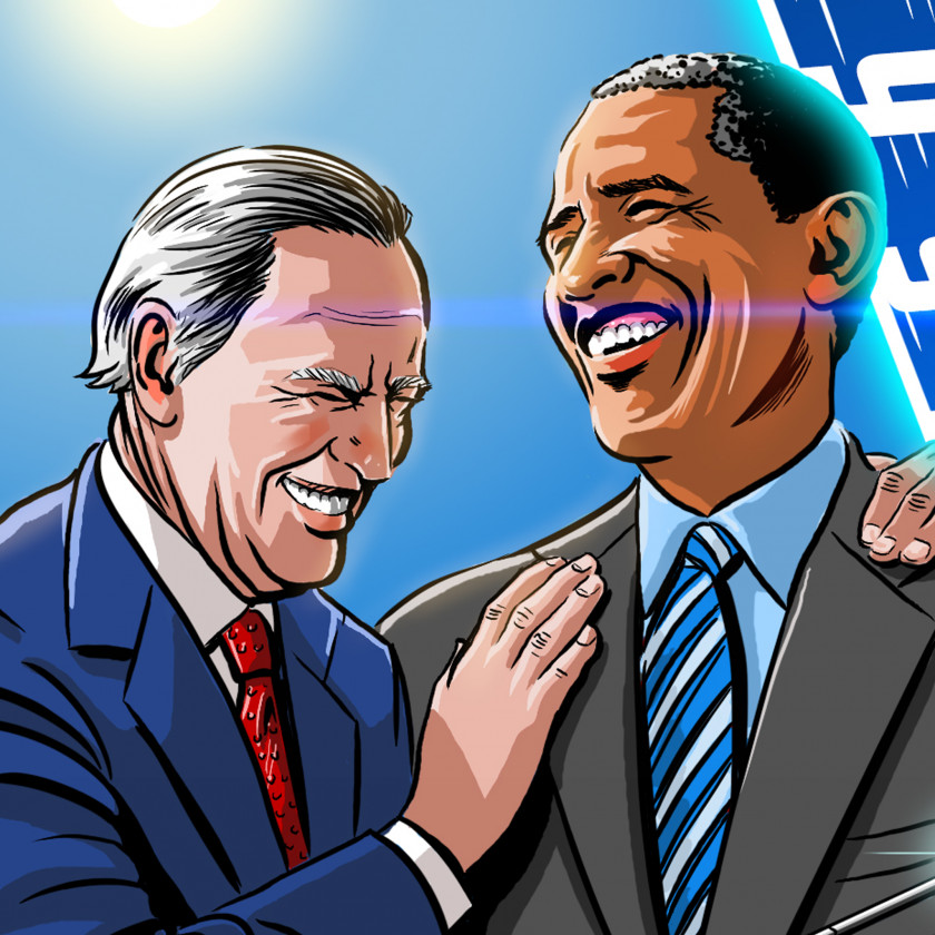 Barack Obama Joe Biden Barry Animated Series Time Travel Bromantic Comedy PNG
