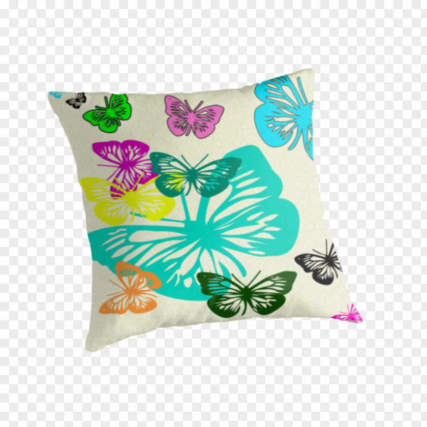 Butterfly Aestheticism Throw Pillows Cushion Purple PNG
