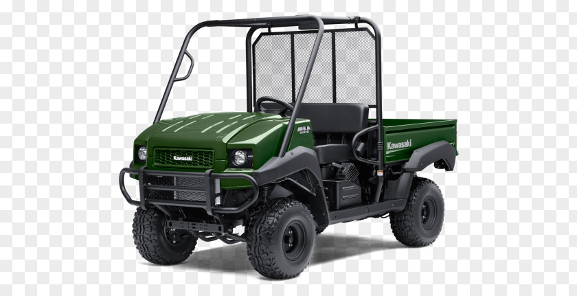 Motorcycle Kawasaki MULE Heavy Industries & Engine Four-wheel Drive Side By PNG