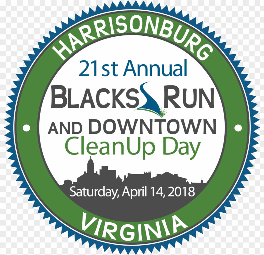 Clean City Downtown Up Blacks Run Spring Cleaning South Liberty Street Logo PNG