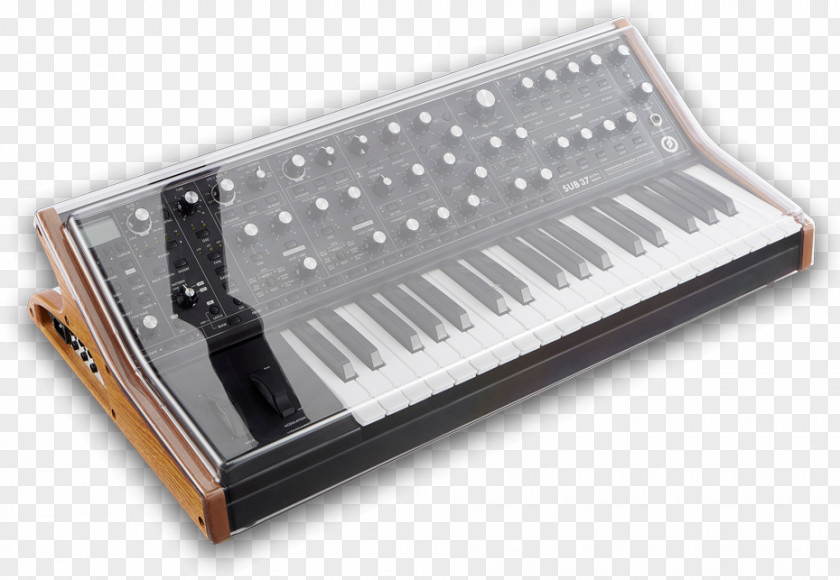 Moog Sub 37 Little Phatty Decksaver SUB-37 & Cover Sound Synthesizers Subsequent Analog Synthesizer PNG