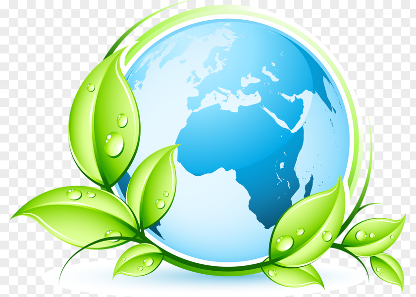Plant Globe World Environment Day Logo PNG