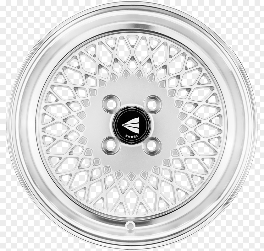 Silver Alloy Wheel Spoke Rim PNG