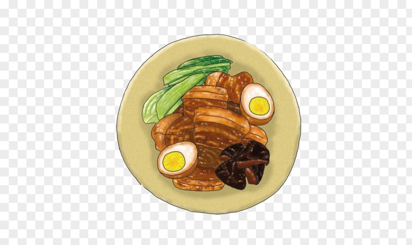 Steamed Bacon Hand Painting Material Picture Bacon, Egg And Cheese Sandwich Steam Minced Pork Steaming PNG