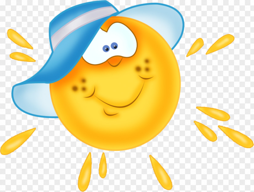 Summer Smiley Animation Emoticon PNG