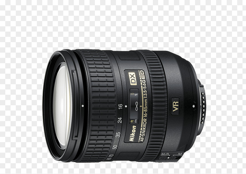 Camera Lens Digital SLR Photography Nikon AF-S DX Zoom-Nikkor 16-85mm F/3.5-5.6G IF-ED VR Nikkor 35mm F/1.8G PNG