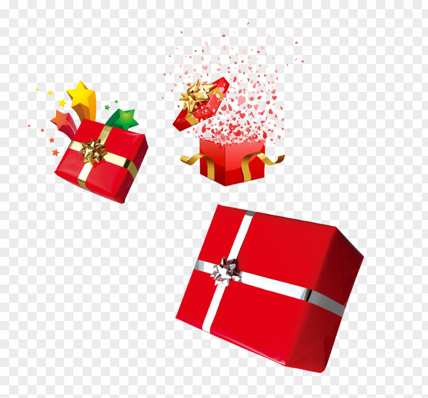 Holiday Gift Surprise Box PNG