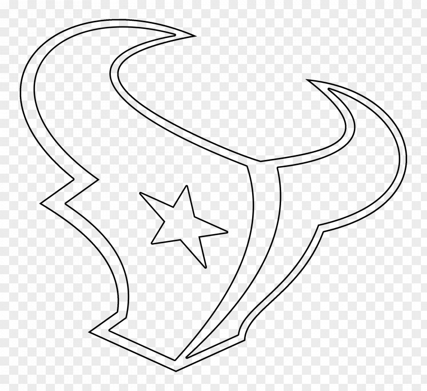 Houston Texans Drawing Logo Stencil PNG