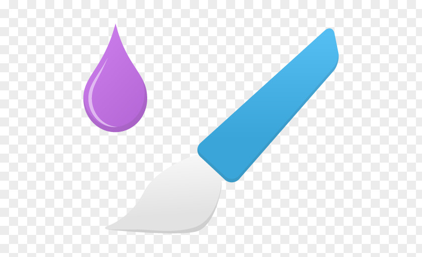 Mixer Brush Tool Purple Font PNG