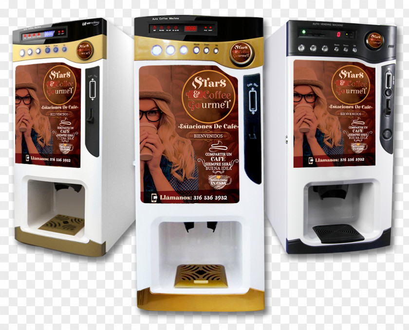 Coffee Gourmet Vending Machines Drink PNG