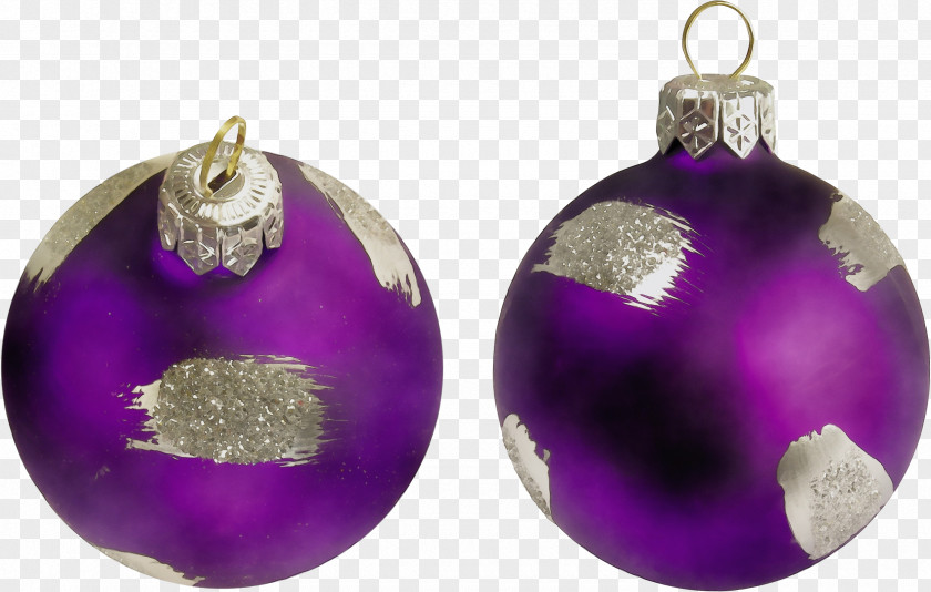 Holiday Ornament Amethyst Christmas PNG