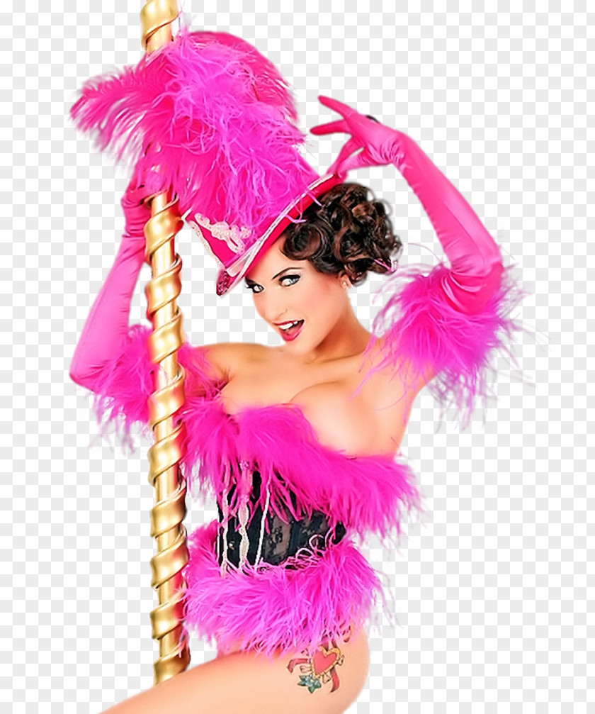 KA Feather Boa Dance Fotki Bust PNG