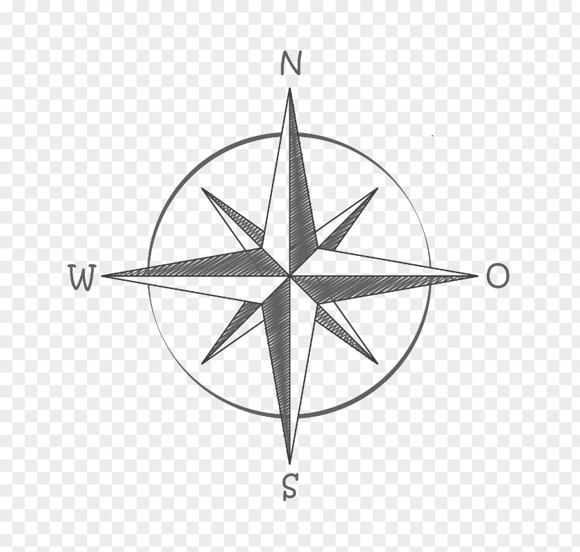 Wind Compass Rose Royalty-free PNG