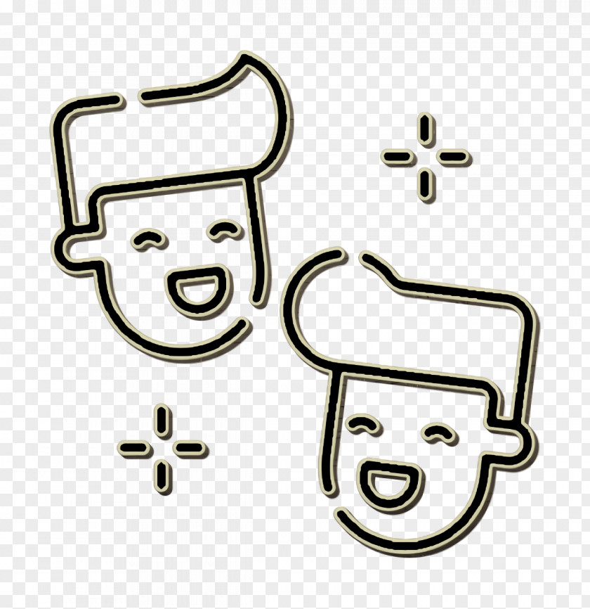 Smile Coloring Book Laugh Icon Friendship Fun PNG