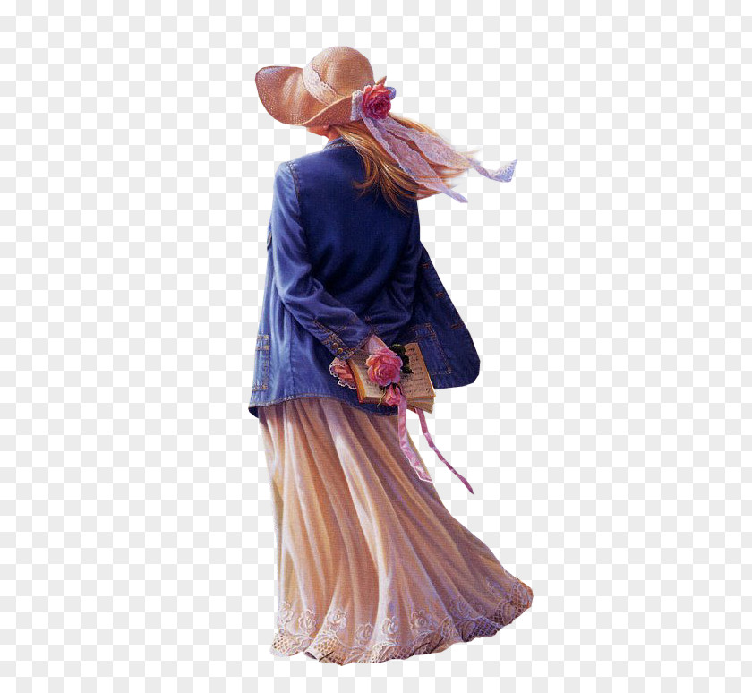 Woman Lady With A Hat Female Clip Art PNG